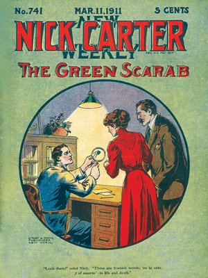 cover image of Nick Carter #741--The Green Scarab